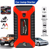99800mAh 12V Car Jump Starter Pack Booster Charger Battery Power Bank AU Plug - AUPK