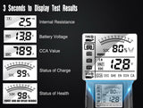 Car battery tester 12V 24V  LCD Battery Analyzer - AUPK