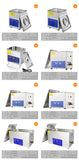 3L-30L Stainless Steel Ultrasonic Cleaning Machine - AUPK