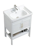Vanity Ceramic Basin Aluminum Cabinet 510 cm or 610 cm or 810 cm width - AUPK
