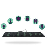 Electric Portable Heating Vibrating FULL BODY MASSAGE MAT - with 10 Motors - AUPK