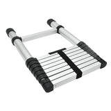 2m or 2.6m,3.2m 3.8m  Telescopic Aluminium Ladder Alloy Extension Extendable Steps Multi Adjustable - AUPK