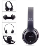 P47 Wireless Headphones Bluetooth 5.0 Kid Earphone Noise Cancelling Over Ear Stereo - AUPK