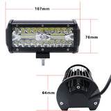 7inch CREE LED Work Light Bar Spot Flood Work Driving Lights OffRoad 4WD X 2 - AUPK