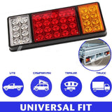 2x 12V 36 LED Ute Rear Trailer Tail Lights Caravan Truck Boat Car Indicator Lamp - AUPK
