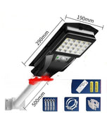 Solar Street Light Motion Sensor Remote control outdoor light 1000W or 2000W - AUPK