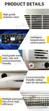 Commercial Ice Maker Machine  Ice Cube Tray Stainless Steel 120 kg/24hrs