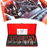 131Pcs Thread Repair Kit M5 M6 Metric8 Metric10 M12 Threaded Tool Twist Drill Bits