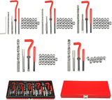 131Pcs Thread Repair Kit M5 M6 Metric8 Metric10 M12 Threaded Tool Twist Drill Bits
