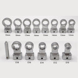 15pc Auxiliary Timin Belt Tensioner Pulley Wrench Set 12-19mm Screw removal tool - AUPK