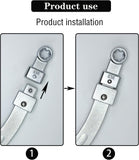 15pc Auxiliary Timin Belt Tensioner Pulley Wrench Set 12-19mm Screw removal tool - AUPK