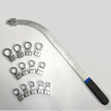15pc Auxiliary Timin Belt Tensioner Pulley Wrench Set 12-19mm Screw removal tool - AUPK