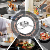 24cm Stainless Steel Frying Pan