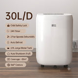 30L/Day Air Dehumidifiers with 24 hours timer