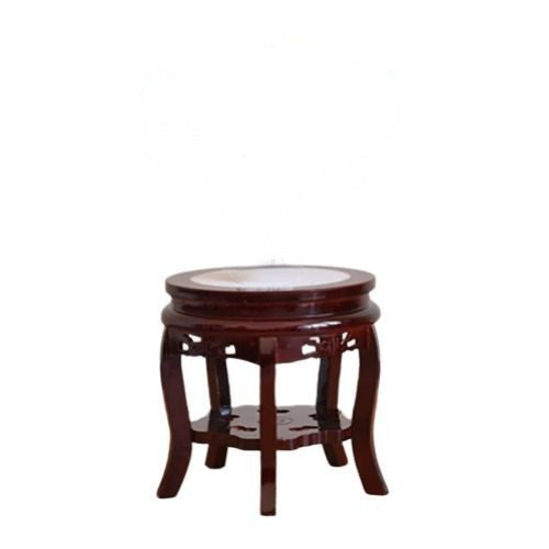 oriental plant pot stand Old elm wood flower stand Chinese style indoor wooden flower pot stone