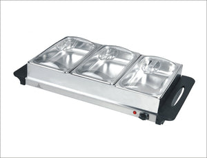 3x2.5 L Food Warmers for Parties Buffet Servers and Warmers - AUPK