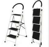 Portable 2 3 4  STEP LADDER MULTI PURPOSE FOR HOUSEHOLD OFFICE FOLDABLE NON SLIP - AUPK