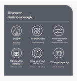 7L Air Fryer Electric Fryer Oven peek window