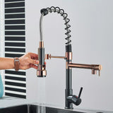 Kitchen Tap Pull Out Mixer Tap Faucet Sink Vanity  two way of water outlet