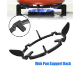Cast Iron Gas Cook top or Stove Burner Support Rack, Anti-Slip Four Claw Wok Holder for Cook top or Gas Hob - AUPK