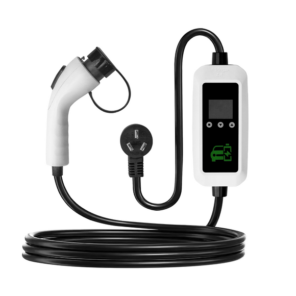 EV Charger, Type 2 | 10A/15A Adaptor | 6A-15A Adjustable Current | 5 Meter - AUPK