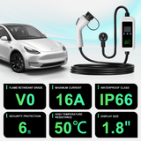 EV Charger, Type 2 | 10A/15A Adaptor | 6A-15A Adjustable Current | 5 Meter - AUPK