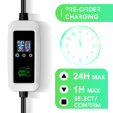 EV Charger, Type 2 | 10A/15A Adaptor | 6A-15A Adjustable Current | 5 Meter - AUPK