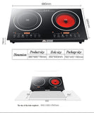 Double head portable or embedded cook top induction and infrared - AUPK