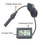 Thermometer with Sensor Monitoring Display Humidity Detector (for beehive, fish pond, reptile)