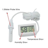 Thermometer with Sensor Monitoring Display Humidity Detector (for beehive, fish pond, reptile)