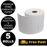 DYMO Compatible Labels for 4XL Printer 104mm x 159mm 4x6 inch 220 Labels/Roll [Compatible with: S0904980] - AUPK