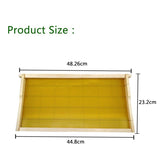 Beehive Frames with Wax Foundation 20 pcs  Fully Assembly Full Depth - AUPK