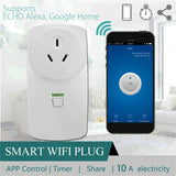 Smart Wifi Plug Remote Control Timer Power Socket Alexa Google Home - AUPK