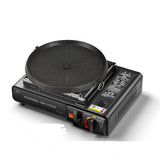 32cm Portable Korean BBQ Grill Non Stick Marble Coating Gas Stove Pan - AUPK