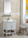 Vanity Ceramic Basin Aluminum Cabinet 510 cm or 610 cm or 810 cm width - AUPK