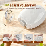 Electric Nail Clippers, Automatic Nail Trimmer with Nail Scraps Storage, USB Rechargeable