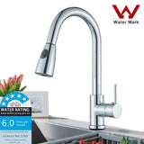 Stainless Steel 80x80x50 cm Double Sink Free Standing pull out tap - AUPK