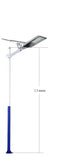 Solar Street or Garden Light with 2.5 Meter Pole 200W solar LED - AUPK