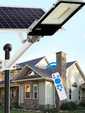 Solar Street or Garden Light with 2.5 Meter Pole 200W solar LED - AUPK