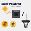 173cm Solar Lamp Post Lights Outdoor with Single or Double Lamp, Waterproof Solar Powered Street Lights for Garden, Pathway, Driveway, Front/Back Door, - AUPK