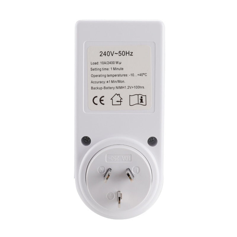 240V Digital Timer Switch Automation Power Socket Electric Countdown ...