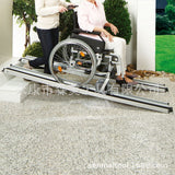 Portable Wheelchair Ramp for Stairs Folding Wheelchair Ramp Doorway Threshold Ramps for Wheelchairs - AUPK