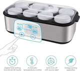 Electric Yogurt  Machine with 8 Glass Jars