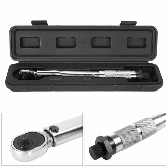1/4''  Drive Torque Ratchet Wrench Micrometer 5-25nm Adjustable - AUPK