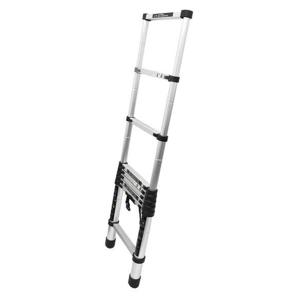 2.6 m Telescopic Aluminium Ladder Alloy Extension Extendable Steps Multi Adjustable - AUPK