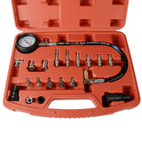 20pcs Car Diesel Engine Compression Automotive Compressor Tester Kit Tool Set - AUPK