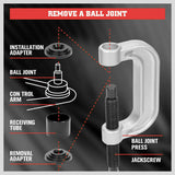 21 pcs Ball Joint Press Auto Repair Remover Install Adapter Tool Set Service Kit - AUPK