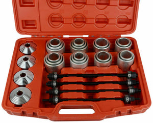 36 pcs Bush Removal Bushing Bearings Seals Press Pull Sleeve Tool Kit Set - AUPK