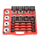 36 pcs Bush Removal Bushing Bearings Seals Press Pull Sleeve Tool Kit Set - AUPK