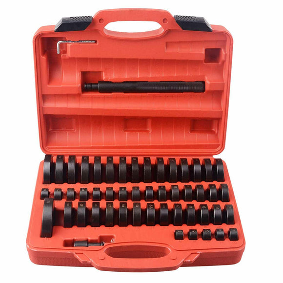 52 Pcs Custom Bearing Seal Driver Tool Kit Bushing Bearing Push Press Disc Set - AUPK